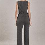 Stretch Knit Flare Pants