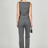 Stretch Knit Flare Pants