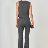 Stretch Knit Flare Pants