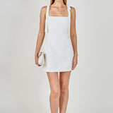 Bow Tie Scoop Neck Mini Dress