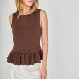 Peplum Knit Top