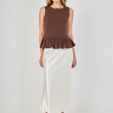 Peplum Knit Top