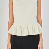 Peplum Knit Top