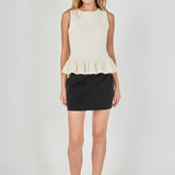 Peplum Knit Top