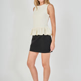 Peplum Knit Top