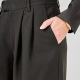 Pleated Wide Trousers