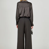 Pleated Wide Trousers