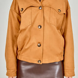 Suede Oversized Jacket