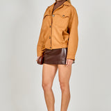 Suede Oversized Jacket