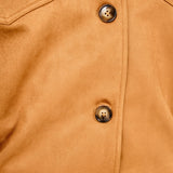 Suede Oversized Jacket