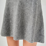 Knit Flare Circle Skirt