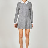 Knit Flare Circle Skirt