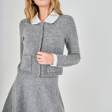Knit Flare Circle Skirt