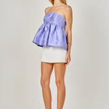 Jacquard Babydoll Tube Top