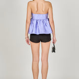 Jacquard Babydoll Tube Top
