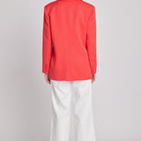 Oversized Notched Collar Blazer