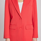 Oversized Notched Collar Blazer