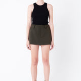 Low Waisted Mini Skort