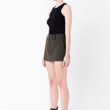 Low Waisted Mini Skort