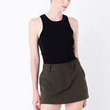 Low Waisted Mini Skort