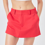 Low Waisted Mini Skort