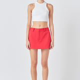 Low Waisted Mini Skort