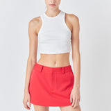 Low Waisted Mini Skort