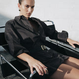 Button Up Long Sleeve Dress