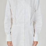 Button Up Long Sleeve Dress