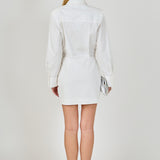 Button Up Long Sleeve Dress