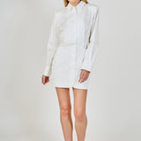 Button Up Long Sleeve Dress