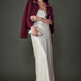 Arden Embellished Collar Button Up Cardigan