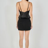 Sleeveless Bubble Peplum Top