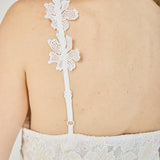 Floral Embroidered Lace Cami Midi Dress