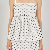 Textured Peplum Top