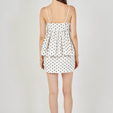 Textured Peplum Top