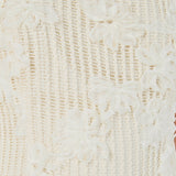 Strapless Embroidered Net Maxi Dress