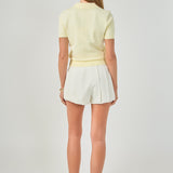 Pleated Shorts