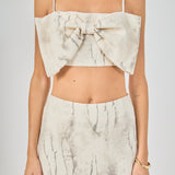 Oversized Bow Cropped Top