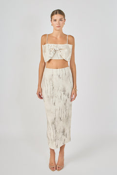 Oversized Bow Cropped Top
