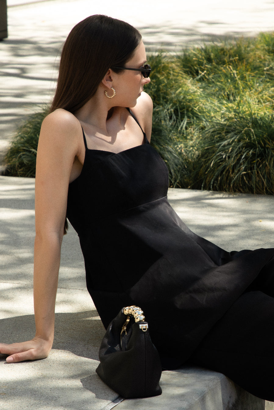 short black spaghetti strap dress Rose Hem Bodycon Mini 53516 making this dress perfect for those who love a mix of classic and contemporary styles FANCYINN Women's Black Short Dress