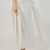 Polka Dot Maxi Skirt