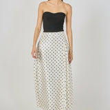 Polka Dot Maxi Skirt
