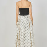 Polka Dot Maxi Skirt