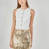 Paillette Sequin Mini Skirt