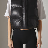 Puffer Cropped Vest