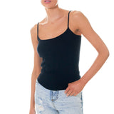 Round Hem Knit Tank Top