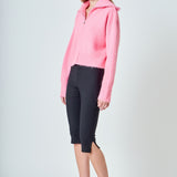 Oversize Collar Knit Jacket