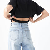 Cropped Top with Elastic Band