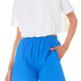 Cropped Top with Elastic Band